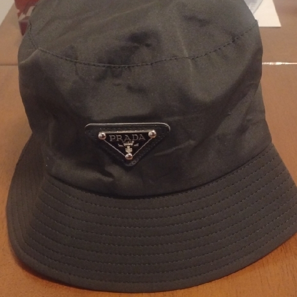 Prada Charcoal Bucket Hat - Picture 1 of 2